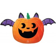 Pumpkin Bat Halloween Balloon